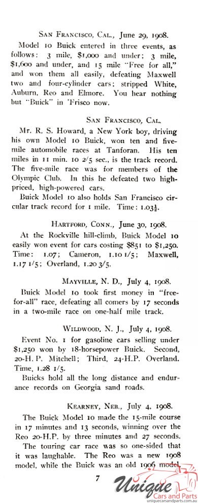 1908 Buick Victories Brochure Page 3